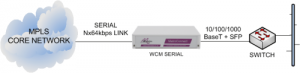 WCM-Serial delivering Ethernet services from an MPLS core network